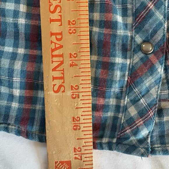 Columbia Snowy Nook Shirt Women’s XL Pink Long Sleeve Flannel Pearl Snap Western - Picture 15 of 15